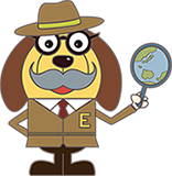 マスコットキャラクター「エネ犬」